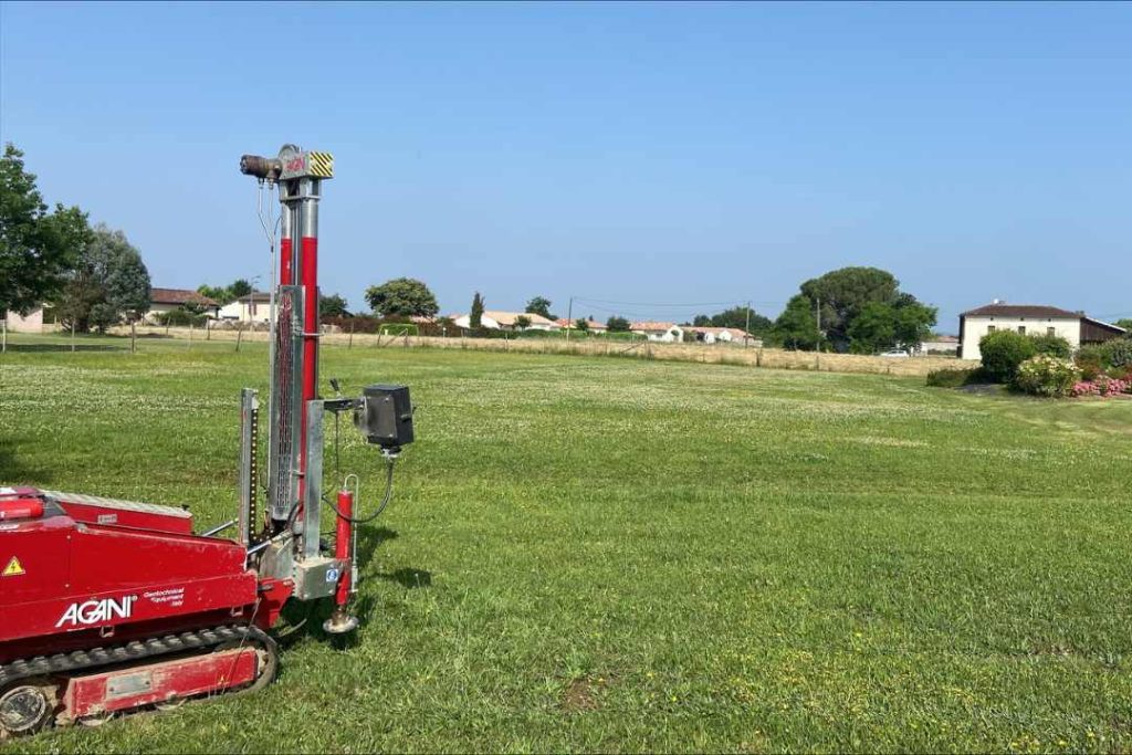 Réalisation d'un diagnostique G2 PRO à Albi pour valider le dimensionnement définitif des fondations d'une villa.
